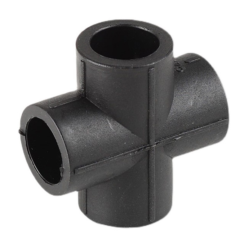 ข้อต่อ HDPE Equal Cross สำหรับเชื่อมต่อท่อ