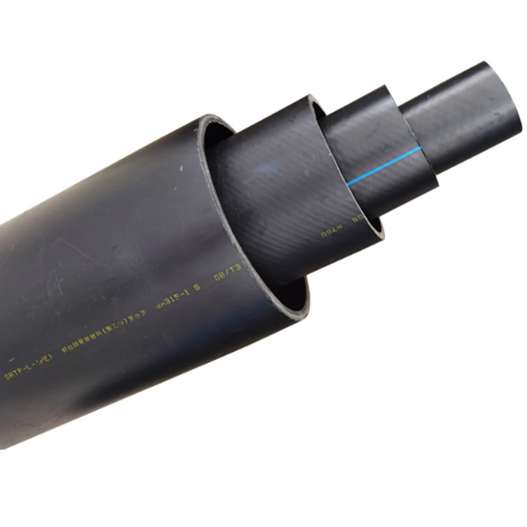 ลวดเหล็ก HDPE เสริมท่อคอมโพสิต PE ประปาสำหรับน้ำ