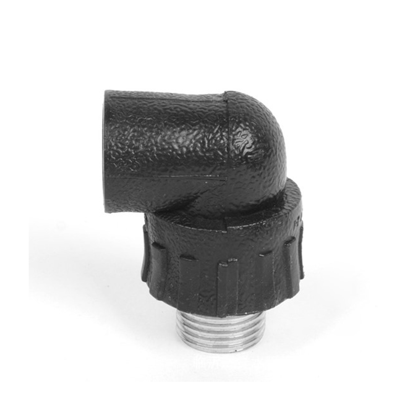 ข้องอเกลียวนอก HDPE แรงดันสูง