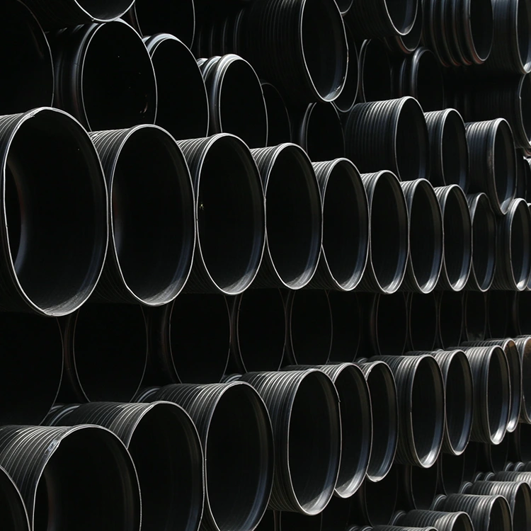HDPE ท่อลูกฟูกผนังคู่สำหรับระบบน้ำประปา