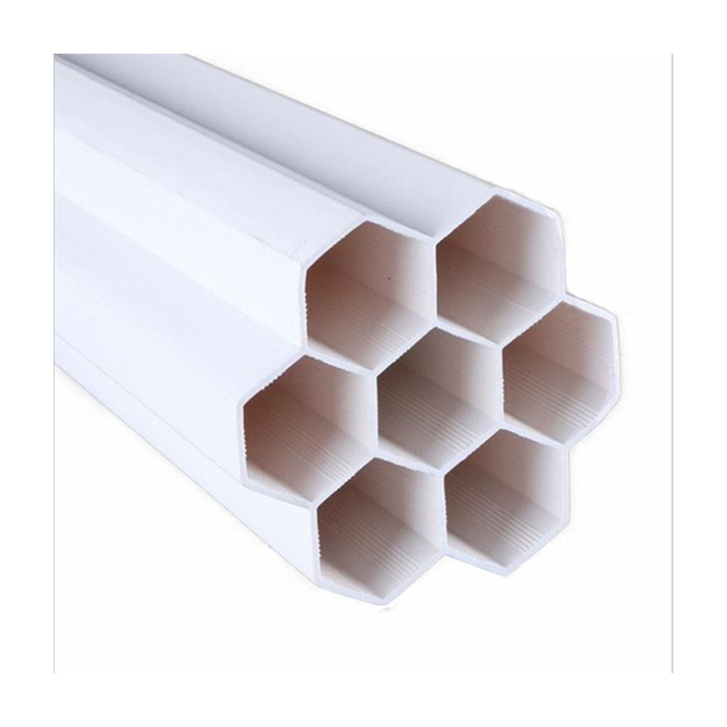 PVC U ความต้านทานการบีบอัดท่อรังผึ้ง